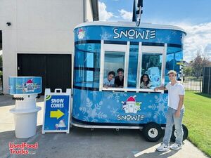 2024 7' x 10' Snowie Shaved Ice Trailer | Snowball Concession Trailer