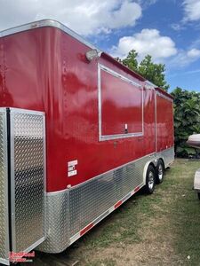 2022 8.5' x 20' Barbecue Food Trailer with Porch | Concession Trailer