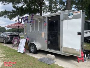 Like New - 2021 7' x 12' All Electric Kitchen Food Trailer | Concession Trailer