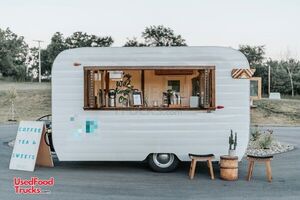 Turnkey 2017 7' x 12.5' Retro Camper Style Coffee and Espresso Mobile Barista Concession Trailer