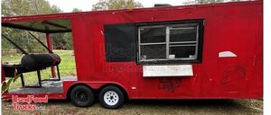 2012 7.5' x 22' Barbecue Food Concession Trailer with Porch