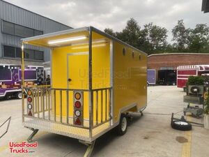 NEW 2025 6.6' x 13' Catering Trailer Food Concession with Porch