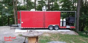 2017 8' x 28' Freedom Barbecue Food Trailer with 8' Porch