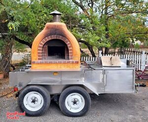 Turnkey - 2018 6' x 12' Wood-Fired Pizza Trailer | Concession Trailer