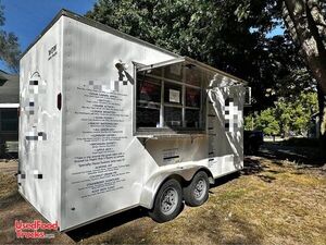 Turnkey - 2022 7' x 16' Shaved Ice/Snowball Concession Trailer