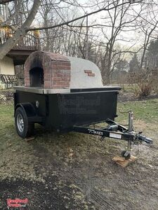 2013 7.3' x 12' Wood Fired Pizza Oven Trailer Mobile Food Unit